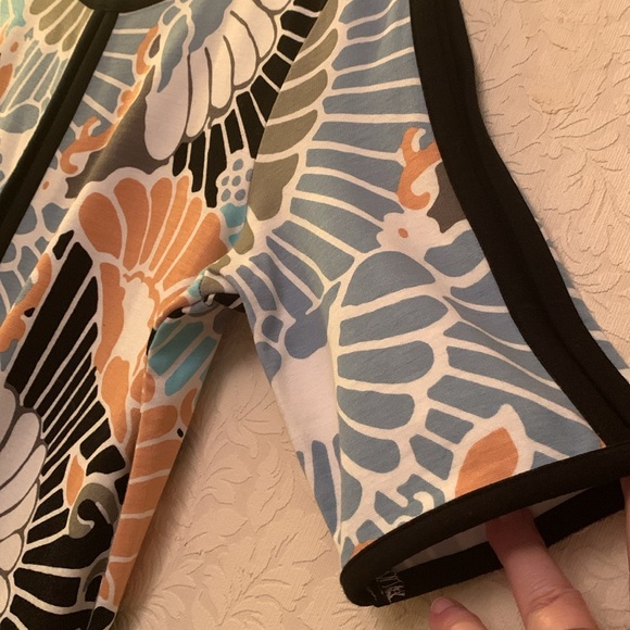 Rachel Roy Dress, black trimmed floral patterns, worn only once - Picture 3 of 6